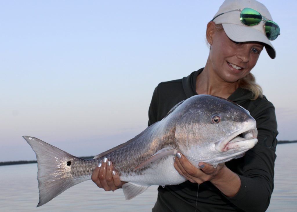 4 Tips for Inshore Summer Redfish Success - SheFishes2